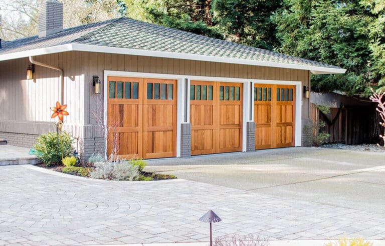 Custom Wood Carriage Garage Door Design | Right Way Garage Doors