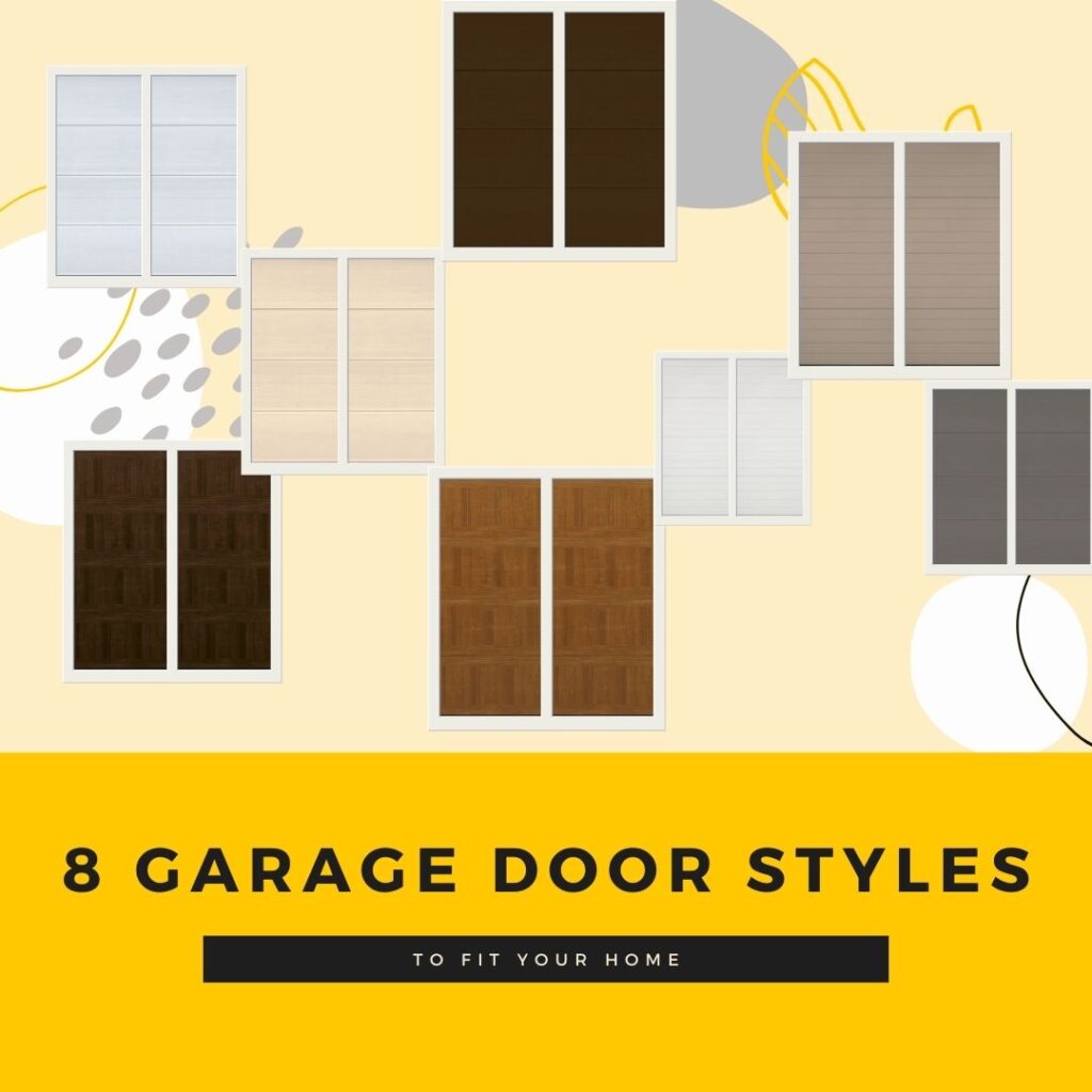 8 garage door styles