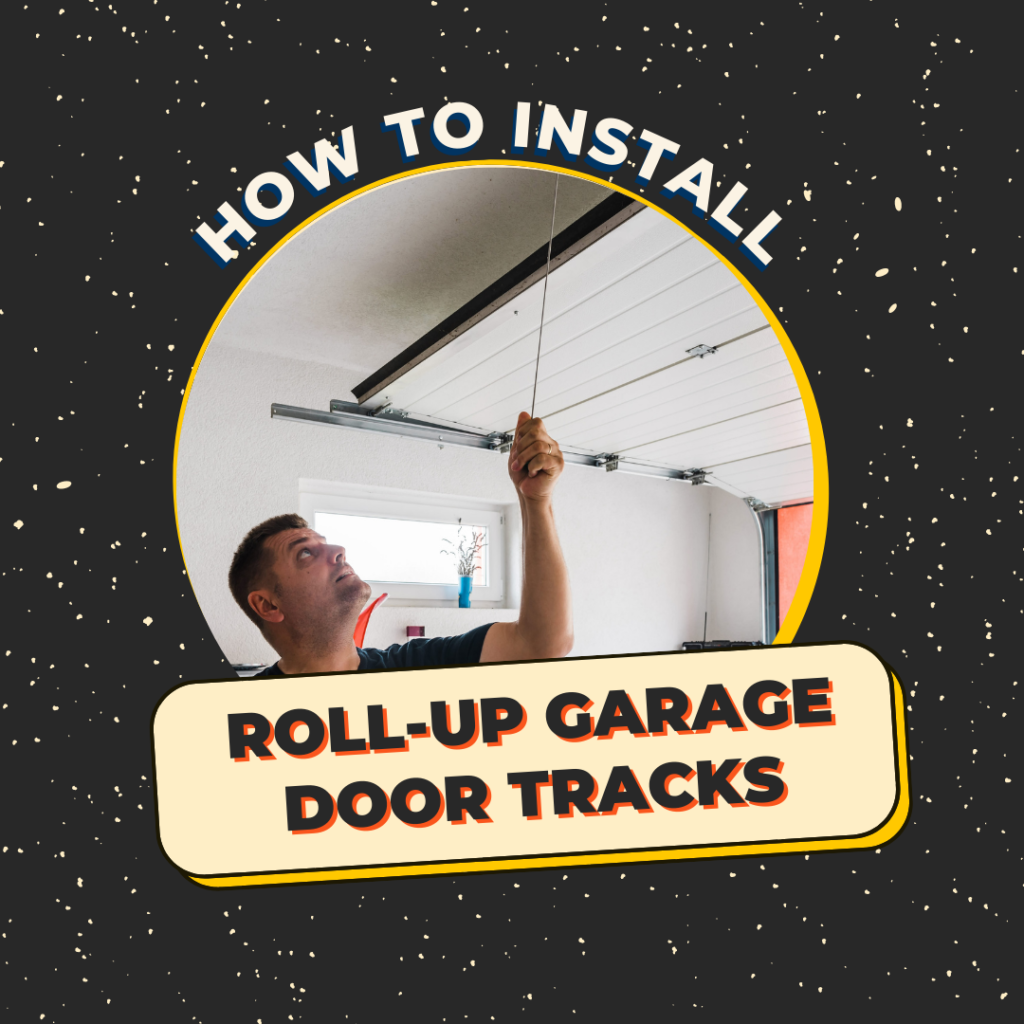 how to install garage door tracks