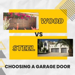 wood vs steel garage doors