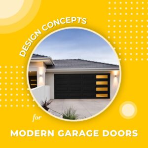 design concept for modern garage doors