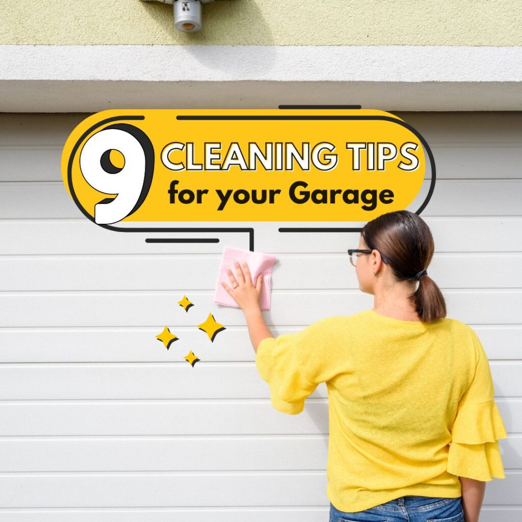 cleaning tips for garage